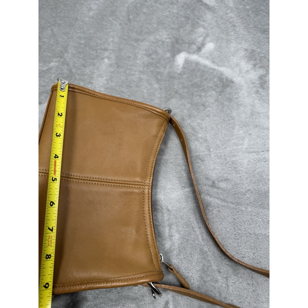 Vintage Coach Tan Soho Bag 4104 Demi Zip Purse Shoulder Costa Rica 1998 90s - Picture 11 of 13